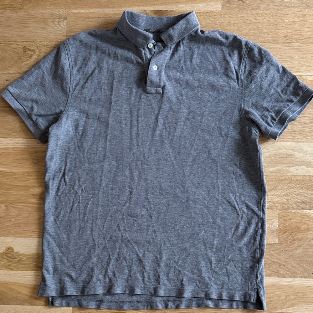 J. Crew Charcoal Polo Shirt